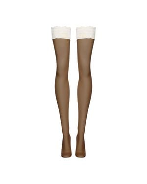 Wolford Nude 8 Lace Stay-Up - Multicolor