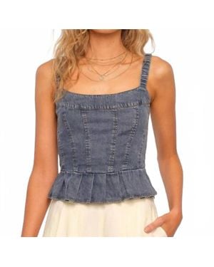Heartloom Cecily Top - Blue