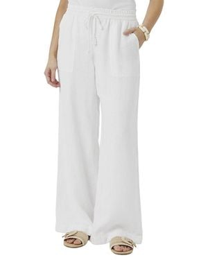 Splendid Stella Linen Pant - White