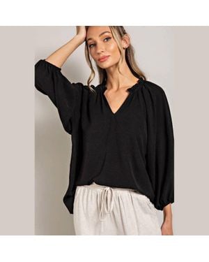 Eesome Betty Blouse - Black