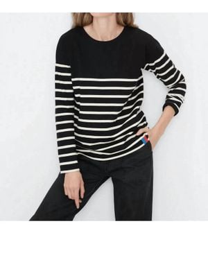 Kule Boyfriend Long Sleeve Tee - Black