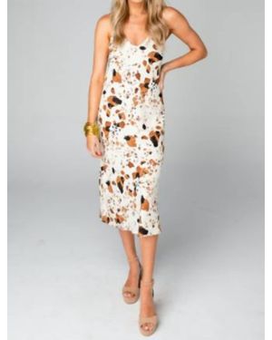 BuddyLove Tiff Midi Slip Dress - Gray