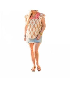 Layerz Clothing Alura Cap Sleeve Top - White