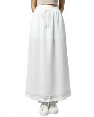 Caydn Robin Maxi Skirt - White