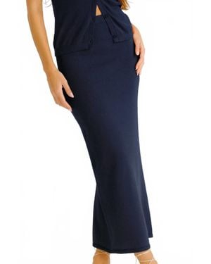 SABLYN Luna Pencil Skirt - Blue