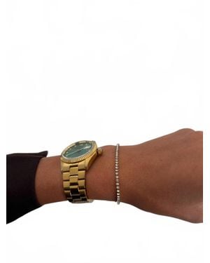 Chansuttpearls The Caroline Tennis Bracelet - Brown