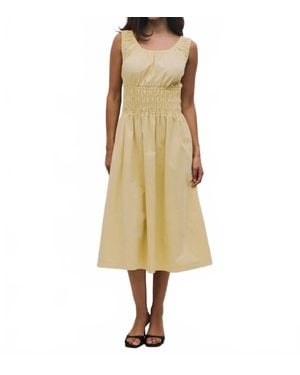 Azalea Hutton Midi Dress - Natural