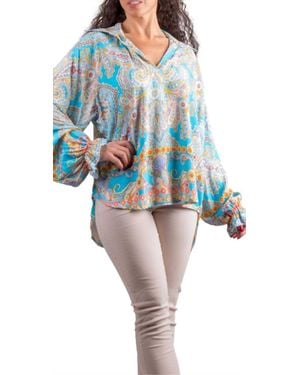 Gigi Moda Phebe Blouse - Blue