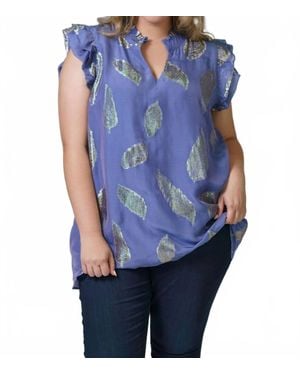Emily Lovelock Megan Blouse - Blue