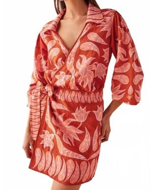 Omika Avery Mini Dress - Red