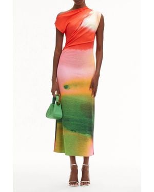 Oscar de la Renta Midi Dress - Green