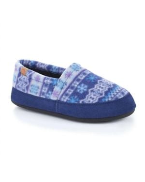 Acorn S Moccasin Slippers - Blue