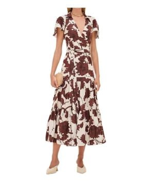 Alexis Avanna Midi Dress - Red
