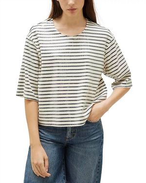 Marella Sport Gardone Striped Blouse - Gray