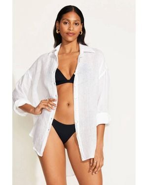 Vitamin A Playa Boyfriend Shirt - White
