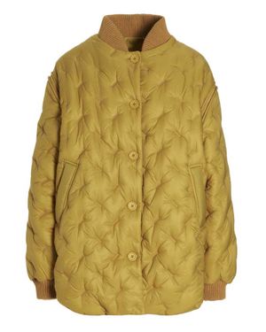 Sherpa 'gang' Reversible Bomber Jacket - Yellow