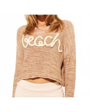 John + Jenn Rocco Beach Sweater - Natural