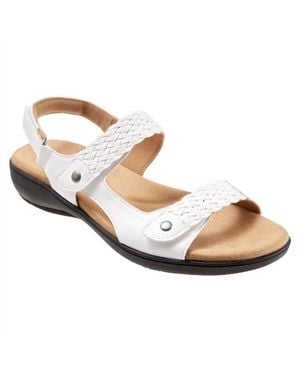 Trotters Teresa Leather Sandal - Metallic