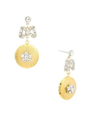 Ben-Amun 24K Plated Earrings - Metallic