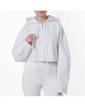 Ferragamo Ferragamo Cotton Faille Cropped Jacket - Blue