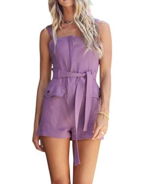 Bishop + Young Nikki Romper - Purple