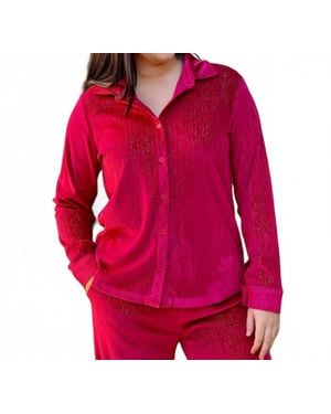 Southern Grace Holiday Happenings Top - Red