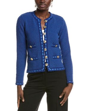 Tahari The Jane Cardigan - Blue