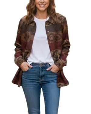 Tasha Polizzi Rambler Long Sleeve Shirt - Brown