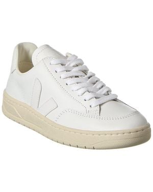 Veja V-10 Leather Sneaker - White