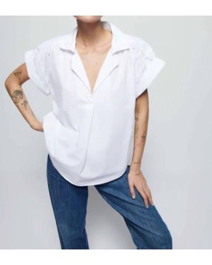 Nation Ltd Elliott Stripe Shirt - White
