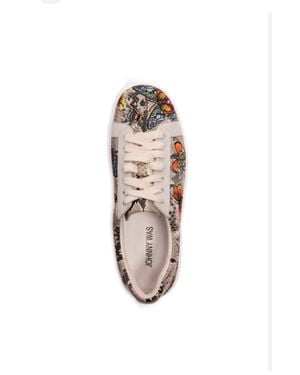Johnny Was Butterfly Shoe - White