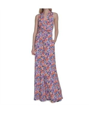 sandrine silk halter dress Sandrine Off Shoulder Knit Maxi Dress / White | MESHKI main image 1
