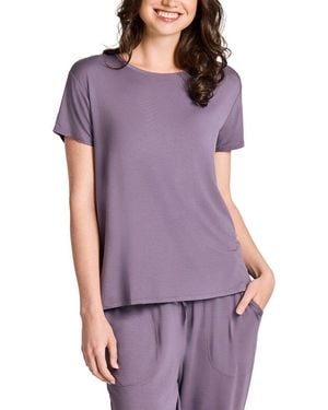 Life Is Good. Lightweight Sleep T-Shirt - Purple