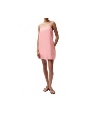Pistola Misa Silk Blend Mini Dress - Red