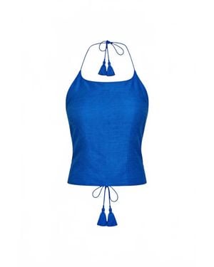 Coniglio Poinciana Tank - Blue