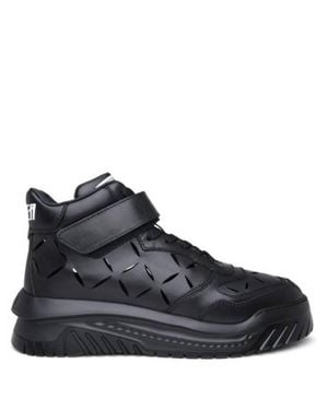 Versace Palladium Odissea High Top Sneakers, Brand Size 42 Us - Blue
