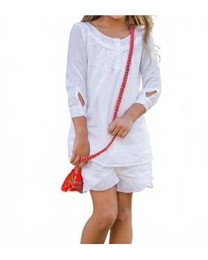 Guadalupe Felicia Tunic - White