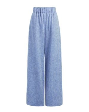 Bondi Born Universal Linen Pants - Blue