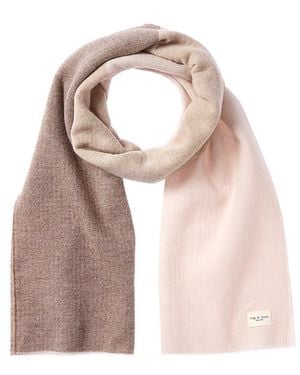 Rag & Bone Millie Wool Scarf - Pink