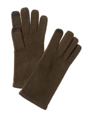 Sofiacashmere Touch Screen Cashmere Glove - Brown