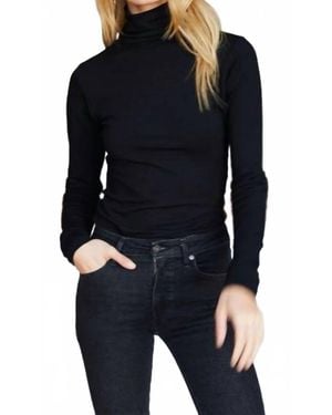 Emerson Fry Little Turtleneck Top - Black