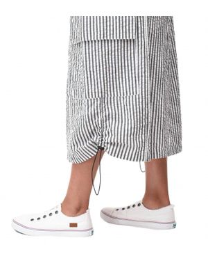 Tulip Clothing Murphy Stripe Skirt - Multicolor