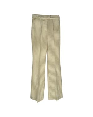 Galvan London London Pinstripe Pants - Green