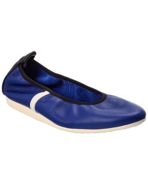 Arche Lamour Leather Flat - Blue