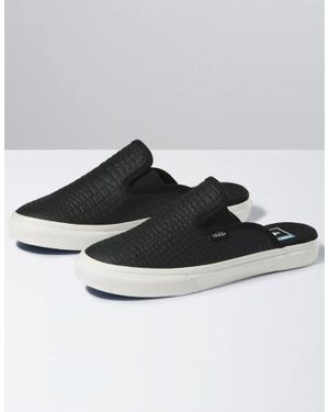 Vans Classic Vn0A4P3Uvye Mule Leather Slip On Casual Shoes Jobb1993 - White