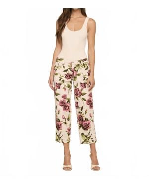 L'Agence Blaine Cropped Stovepipe Jean - Multicolor