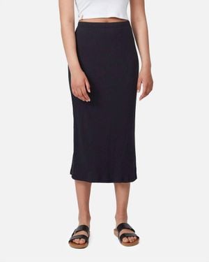 Tentree Knit Rib Skirt - Blue