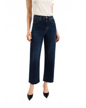 DAZE Pleaser Magic Hour High Rise Wide Leg Jean - Blue