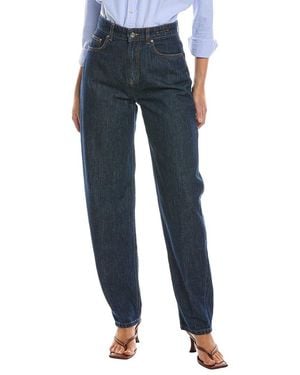 Marella Barrel Denim Trouser - Blue
