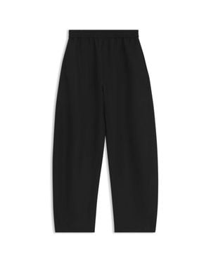 BOSS Balloon-Leg Pants With Elasticated Waist - Black